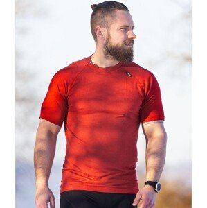 TERMOVEL Pánské tričko MODAL SHORT M červené VELIKOST: M