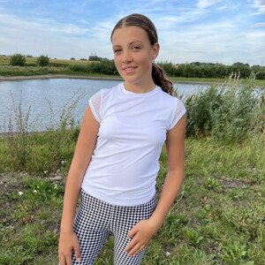 TERMOVEL Dívčí tričko ACTIVE MESH bílé VELIKOST: 160