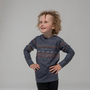 TERMOVEL Dětské tričko SMALL BEAR šedé BARVA: šedá, VELIKOST: 120