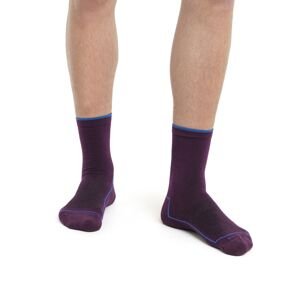 Pánské merino ponožky ICEBREAKER Mens Hike Cool-Lite 3Q Crew, Nightshade/Lazurite velikost: 47-49 (XL)