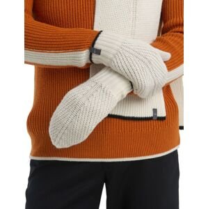 Merino rukavice ICEBREAKER Unisex Waypoint Mittens, Undyed/Black velikost: L