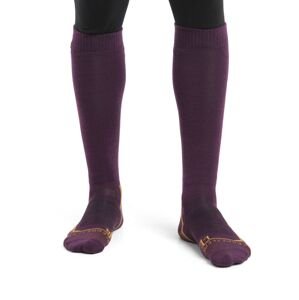 Pánské merino ponožky ICEBREAKER Mens Ski+ Ultralight OTC, Nightshade/Earth/Solar velikost: 47-49 (XL)