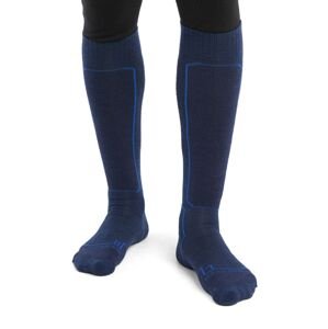 Pánské merino ponožky ICEBREAKER Mens Ski+ Light OTC, Royal Navy/Nghtsh/Lazurit velikost: 42-44 (M)
