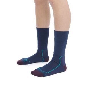 Dámské merino ponožky ICEBREAKER Wmns Hike+ Medium Crew, Rylnavy/Nghtshad/Flxgreen velikost: 41-43 (L)