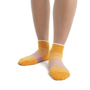 Dámské merino ponožky ICEBREAKER Wmns Multisport Light Mini, Solar/Snow/Crystal velikost: 41-43 (L)