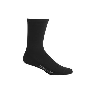 Pánské merino ponožky ICEBREAKER Mens Lifestyle Light Crew, Black velikost: 47-49 (XL)