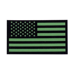 MILITARY RANGE ášivka IFF IR vlajka USA VELCRO ZELENÁ Barva: Zelená