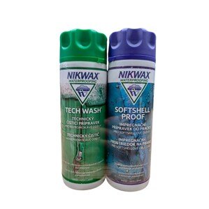NIKWAX sada Tech Wash a Softshell Proof (300 + 300 ml)